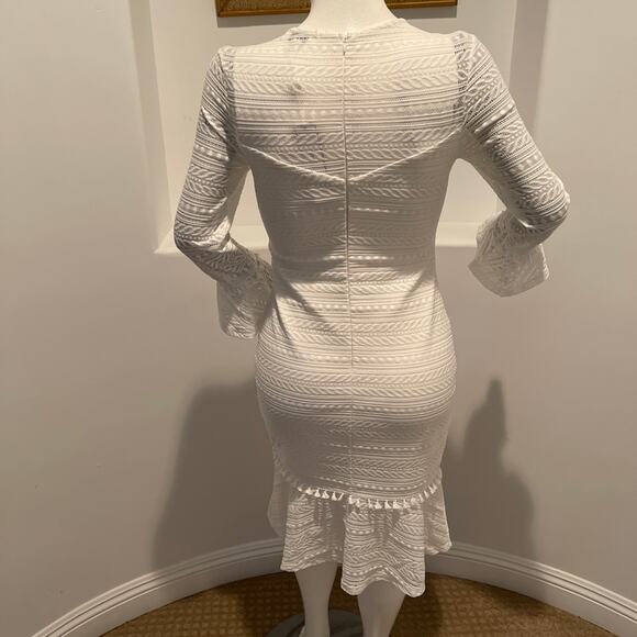 SHILLA THE LABEL Status Line-Lace Midi Dress XL - Picture 4 of 12